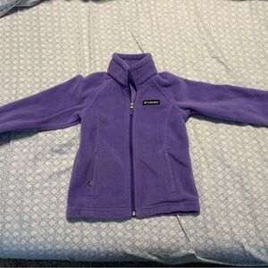 Columbia Lavender Fleece Pullover Girls Sz XS